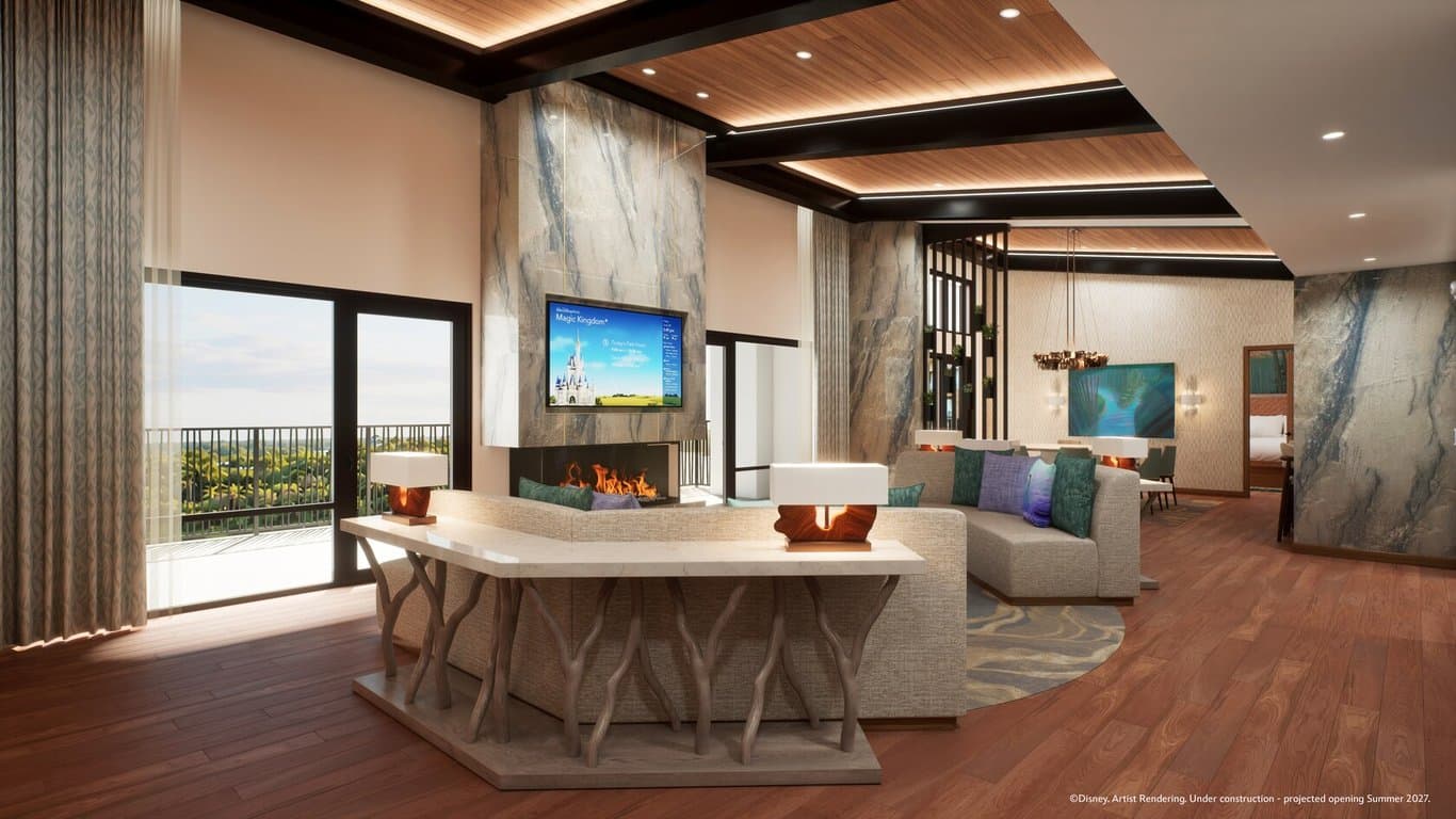 Hidden Willow Presidential Suite - Club Access. Wheelchair accessible with roll-in shower and hearing accessibility. 1 king bed, 2 queen beds